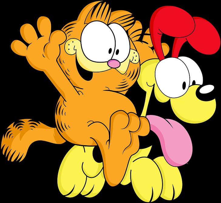 Garfield and Odie